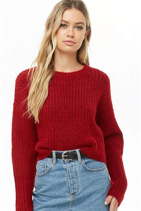 red sweater forever 21